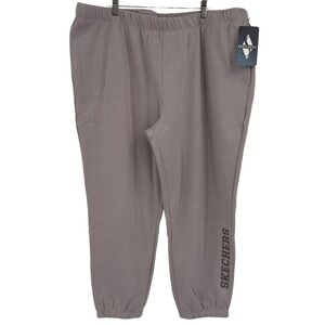 Skechers 3X Women's Lavender Ross Fleece Jogger Sweats NWT